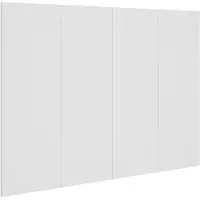 Super Merchant Hoofdbord 120x1,5x80 cm bewerkt hout wit