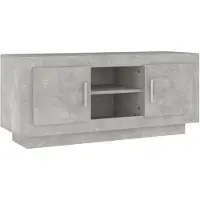vidaXL Tv-meubel 102x35x45 cm bewerkt hout betongrijs