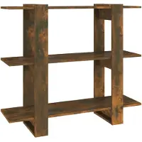 vidaXL Boekenkast/kamerscherm 100x30x87 cm gerookt eikenkleurig