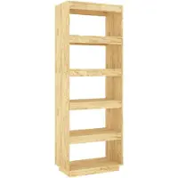 vidaXL Boekenkast / kamerscherm 60x35x167 cm massief grenenhout