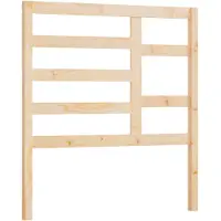 vidaXL Hoofdbord 96x4x104 cm massief grenenhout