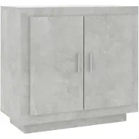 vidaXL Dressoir 80x40x75 cm bewerkt hout betongrijs