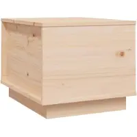 vidaXL Salontafel 40x50x35 cm massief grenenhout