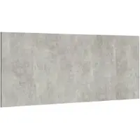 vidaXL Hoofdbord 200x1,5x80 cm bewerkt hout betongrijs