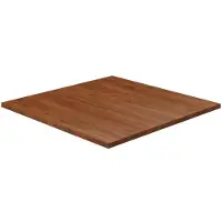 vidaXL Tafelblad vierkant 90x90x2,5cm behandeld eiken donkerbruin