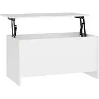 vidaXL Salontafel 102x55,5x52,5 cm bewerkt hout wit