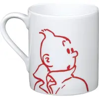 Moulinsart Beker Kuifje - silhouet Kuifje