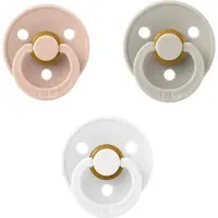 BIBS fopspeen 6-18 maand set 3 stuks Ivory,Sand en Blush maat 2