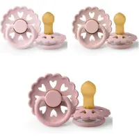 Frigg Fairytale Fopspeen set 3 stuks The Snow Queen,The Little Mach Girl,Thumbelina 0-6 maand maat 1