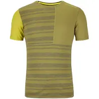 Ortovox - 185 Rock'N'Wool Short Sleeve - Merino-ondergoed S, olijfgroen