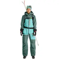 Ortovox - Women's 3L Ravine Shell Pants - Skibroek XS, turkoois