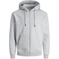 Jack & Jones Sweatvest 'Bradley' grijs gemêleerd