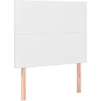 vidaXL Hoofdbord wit 90x5x118/128 cm kunstleer