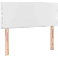 vidaXL Hoofdbord 100x5x78/88 cm kunstleer wit