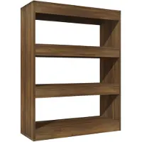 vidaXL Boekenkast/kamerscherm 80x30x103 cm bewerkt hout bruin eiken