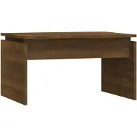 vidaXL Salontafel 68x50x38 cm bewerkt hout bruin eikenkleur