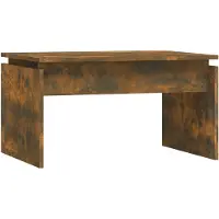 vidaXL Salontafel 68x50x38 cm bewerkt hout gerookt eikenkleurig