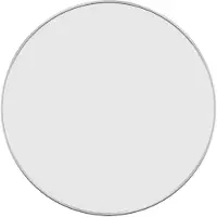 vidaXL Wandspiegel rond Ø50 cm zilverkleurig
