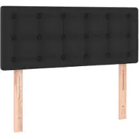 vidaXL Hoofdbord 90x5x78/88 cm kunstleer zwart