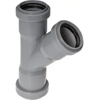 Overig Ppc T-stuk 45graden 40mm Grijs