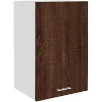 vidaXL Bovenkast Lyon 39,5x31x60 cm bewerkt hout bruin eikenkleur