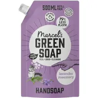 Marcel's Green Soap Handzeep Lavendel & Rozemarijn Navul Stazak 500 Ml
