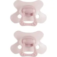 Difrax Natural Fopspeen - 6 tot 12 Maanden - Lichterroze - 2 Stuks