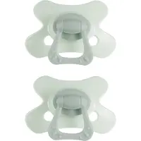 Difrax Natural Fopspeen - 6 tot 12 Maanden - Lichtgroen - 2 Stuks