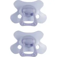Difrax Fopspeen Natural - 18+ Maanden - Lila - 2 Stuks