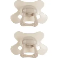 Difrax Fopspeen Natural - 12 tot 18 Maanden - Beige - 2 Stuks