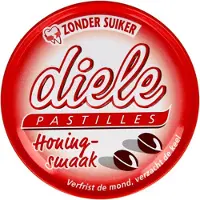Diele Pastilles Honing Suikervrij 50 gr