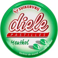 Diele Pastilles Menthol Suikervrij 50 gr