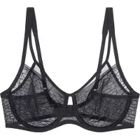Triumph Signature Sheer W01 EX Dames Beha - Zwart - Maat E075