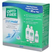Opti-Free PureMoist – lenzenvloeistof – 2× 300ml + 1x 90ml travelpack