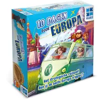 MEGABLEU 10 Dagen door Europa - Educatief Reisspel voor het Hele Gezin - Bordspel Vanaf 10 Jaar - 2-4 Spelers - Ontdek Europa op Speelse Wijze