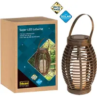 Idena Solar Laterne LED ww 26x16cm