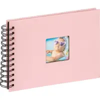 Walther design SA-109-BR Fun Baby Selection - Spiraal album - Formaat 23 x 17 cm - Roze