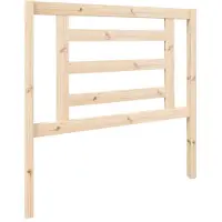 vidaXL Hoofdbord 96x4x100 cm massief grenenhout