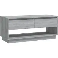 vidaXL Tv-meubel 102x41x44 cm bewerkt hout grijs sonoma eikenkleurig