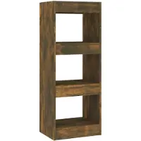 vidaXL Boekenkast/kamerscherm 40x30x103 cm bewerkt hout gerookt eiken