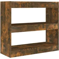 vidaXL Boekenkast/kamerscherm 80x30x72 cm gerookt eikenkleurig