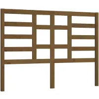 vidaXL Hoofdbord 146x4x104 cm massief grenenhout honingbruin