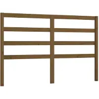 vidaXL Hoofdbord 166x4x100 cm massief grenenhout honingbruin