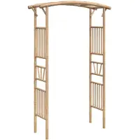 vidaXL Rozenboog 118x40x187 cm bamboe