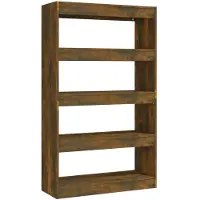 vidaXL Boekenkast/kamerscherm 80x30x135 cm spaanplaat gerookt eiken