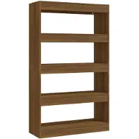 vidaXL Boekenkast/kamerscherm 80x30x135 cm bewerkt hout bruin eiken