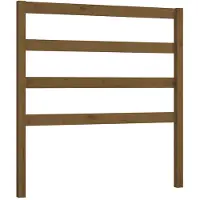 vidaXL Hoofdbord 81x4x100 cm massief grenenhout honingbruin