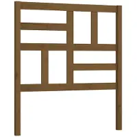 vidaXL Hoofdbord 81x4x104 cm massief grenenhout honingbruin