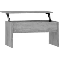vidaXL Salontafel 80x50,5x41,5 cm bewerkt hout grijs sonoma eikenkleur
