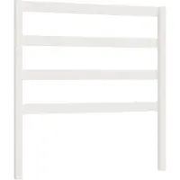 vidaXL Hoofdbord 95x4x100 cm massief grenenhout wit